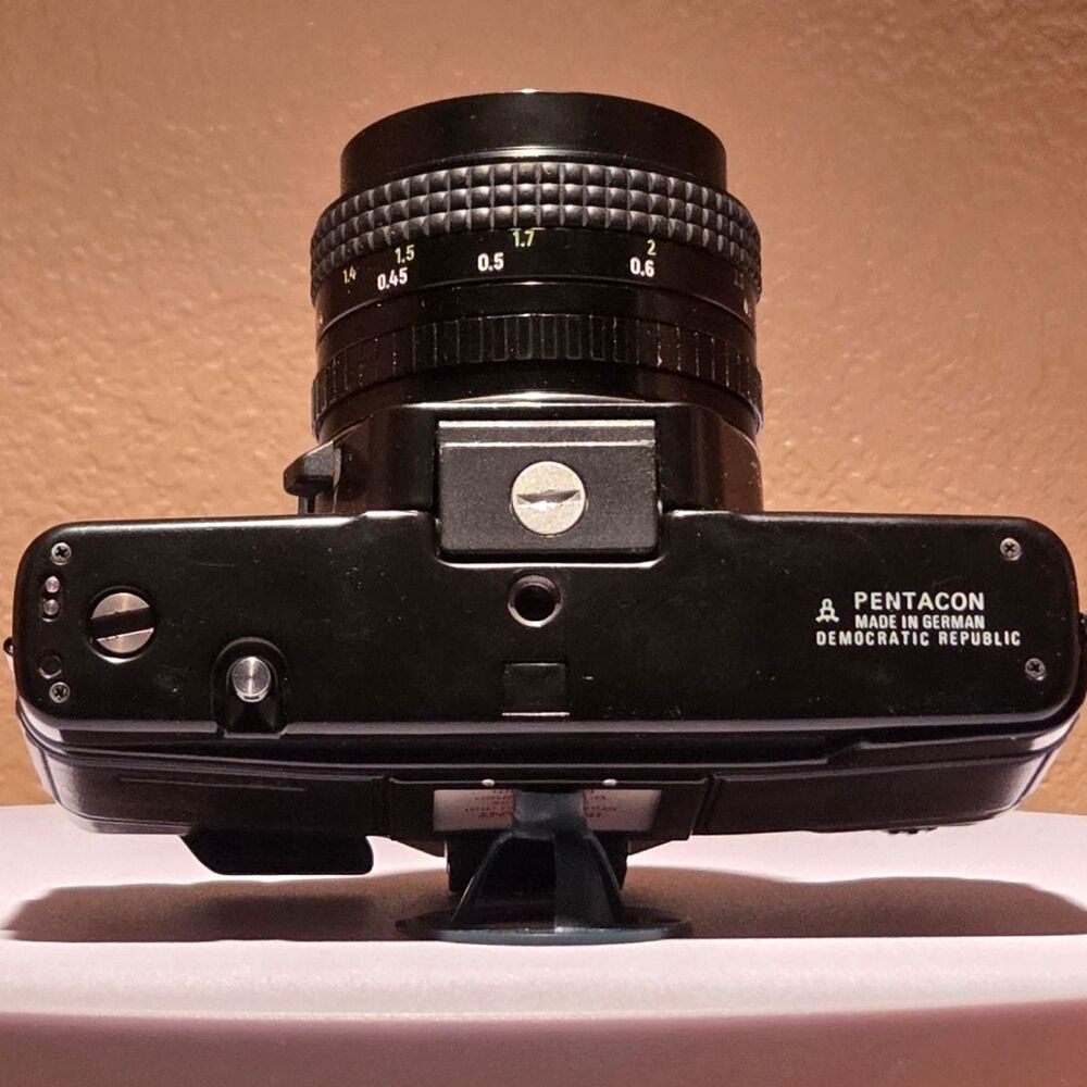 Practika BC1 Carl Zeiss Jena Practikar 50mm f1.4 Lens Original Case Tested Works - Picture 3 of 11